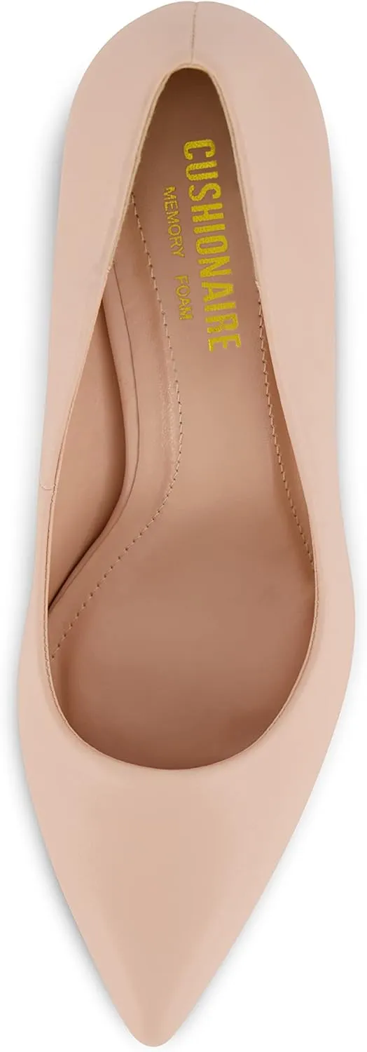 CUSHIONAIRE Women's Preston Dress Pump  Memory Foam, Wide Widths Available