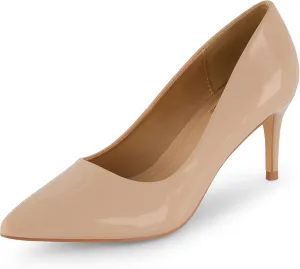 CUSHIONAIRE Women's Preston Dress Pump  Memory Foam, Wide Widths Available
