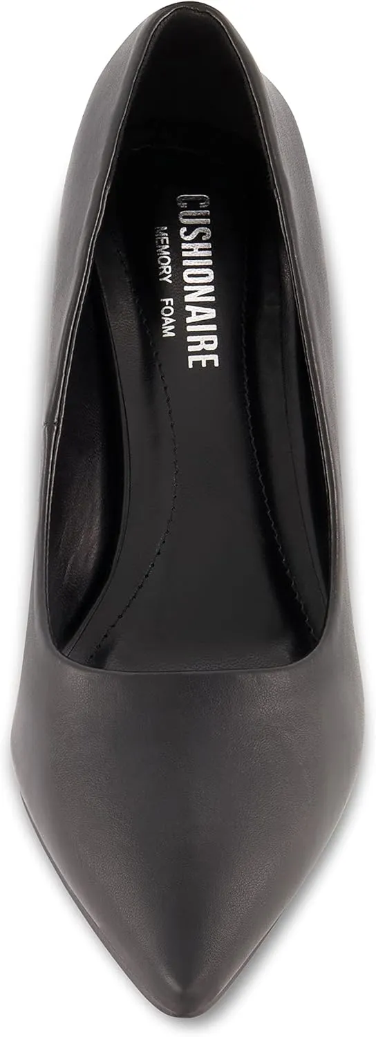 CUSHIONAIRE Women's Preston Dress Pump  Memory Foam, Wide Widths Available