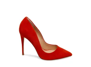DAISIE RED SUEDE