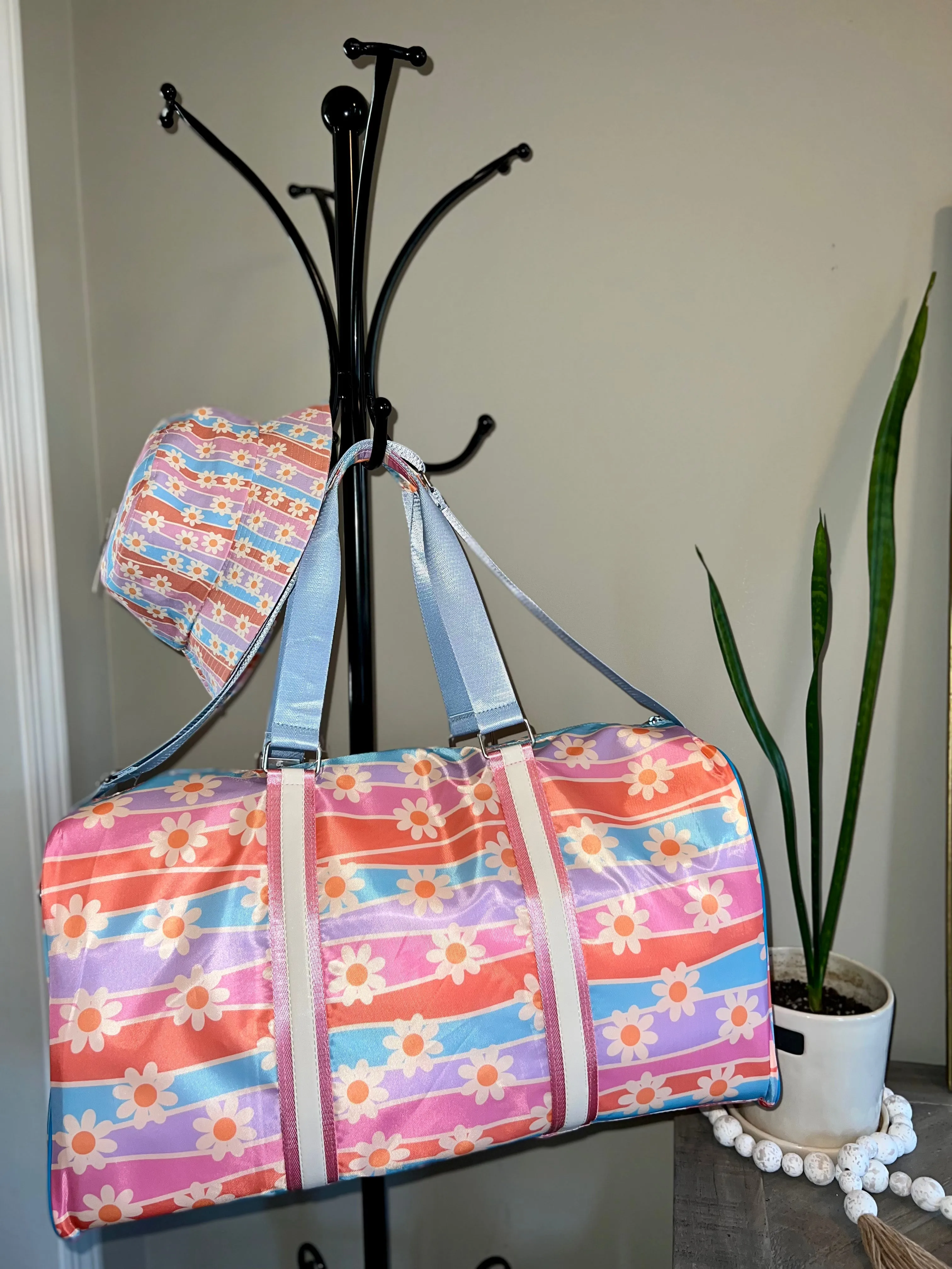 Daisy Strips Weekender Bag