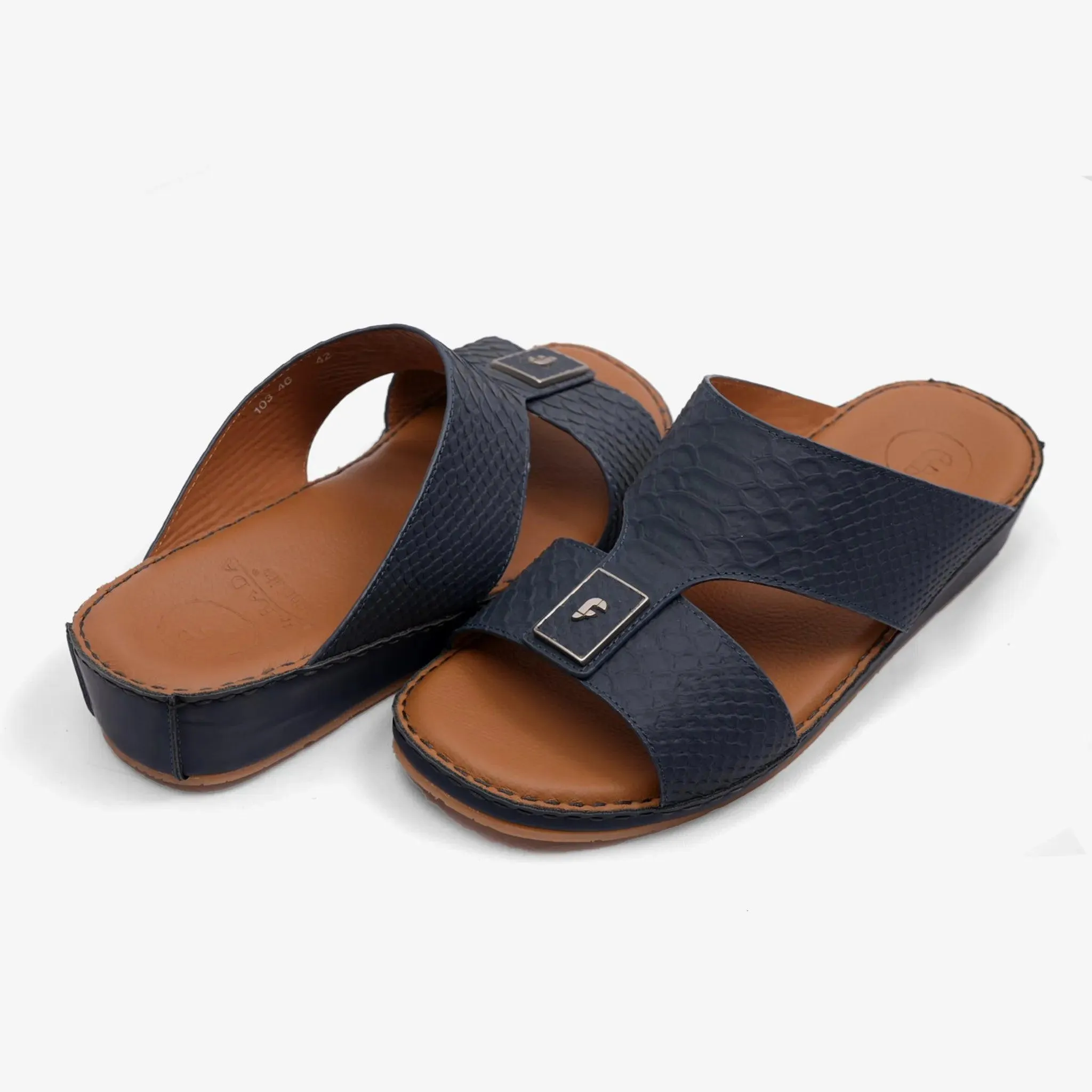 DESIGNER PITONE VENEZIANO ARABIC SANDALS NAVY