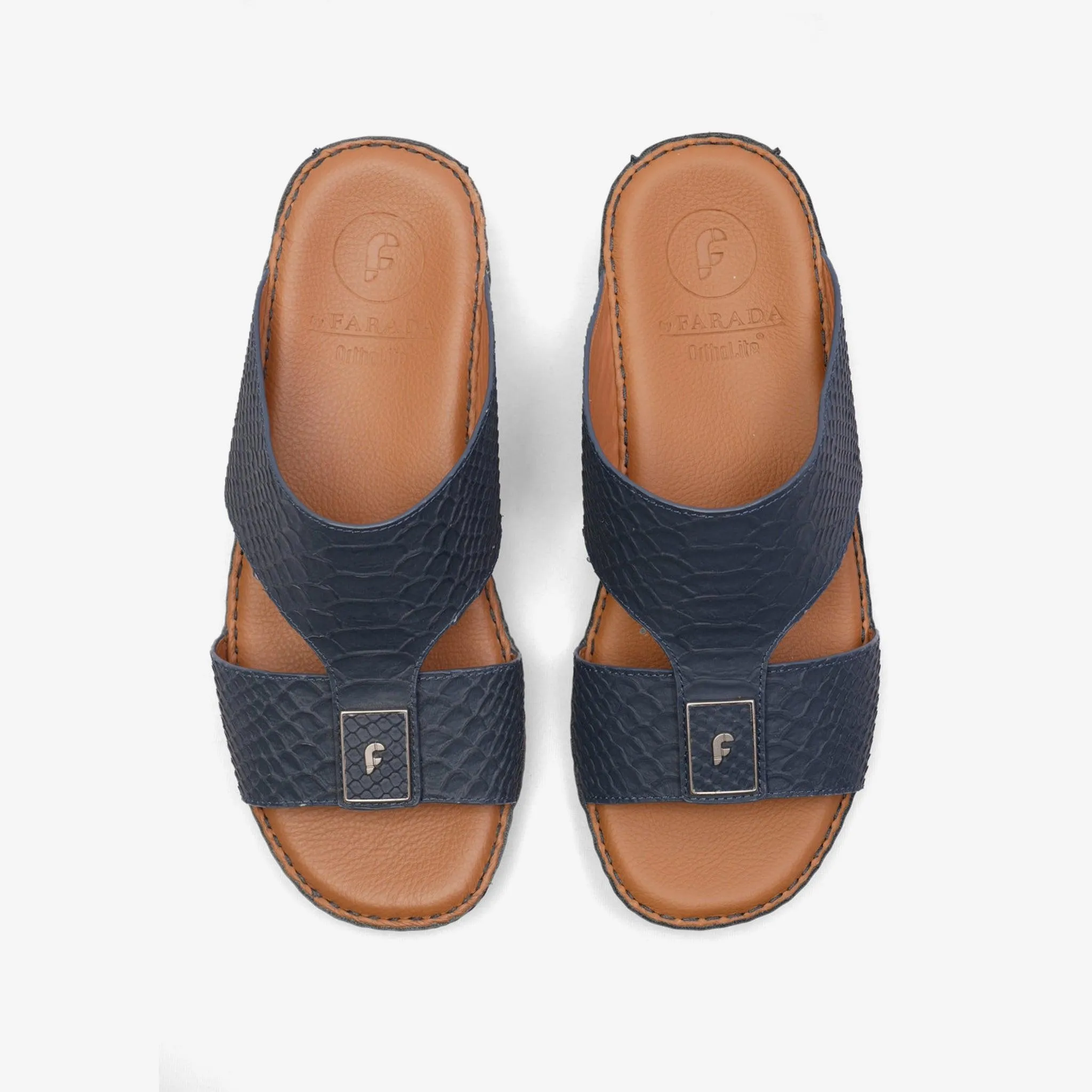 DESIGNER PITONE VENEZIANO ARABIC SANDALS NAVY