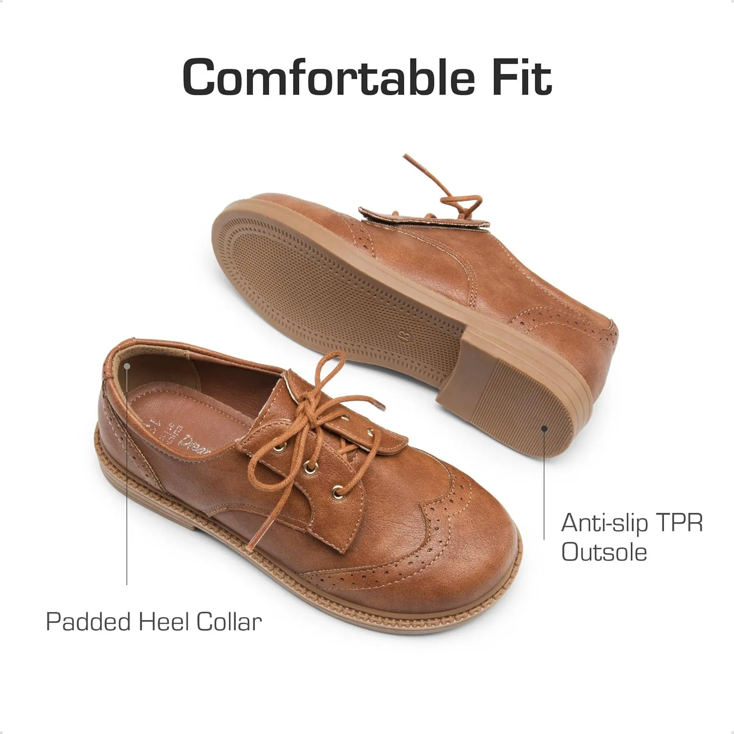 DREAM PAIRS Boys Girls Dress Shoes Kids School Uniform Formal Casual Oxfords for Toddler Little Kid
