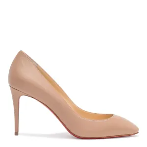 Eloise 85 Beige Leather Pumps