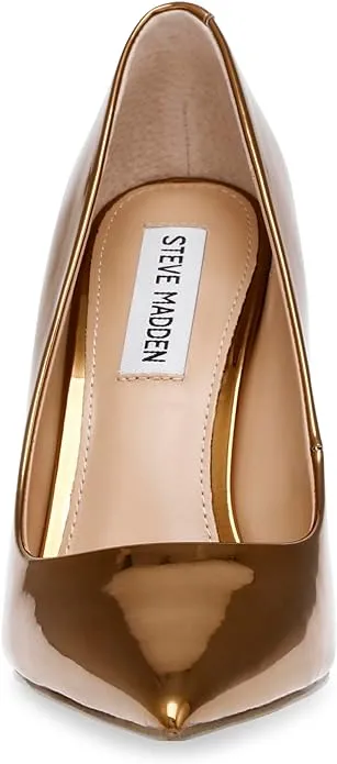 Expert advice Pumps Stiletto Steve Metallic Exclusive access Fashion Toe Pointed Vala Heeled Bronze High Madden