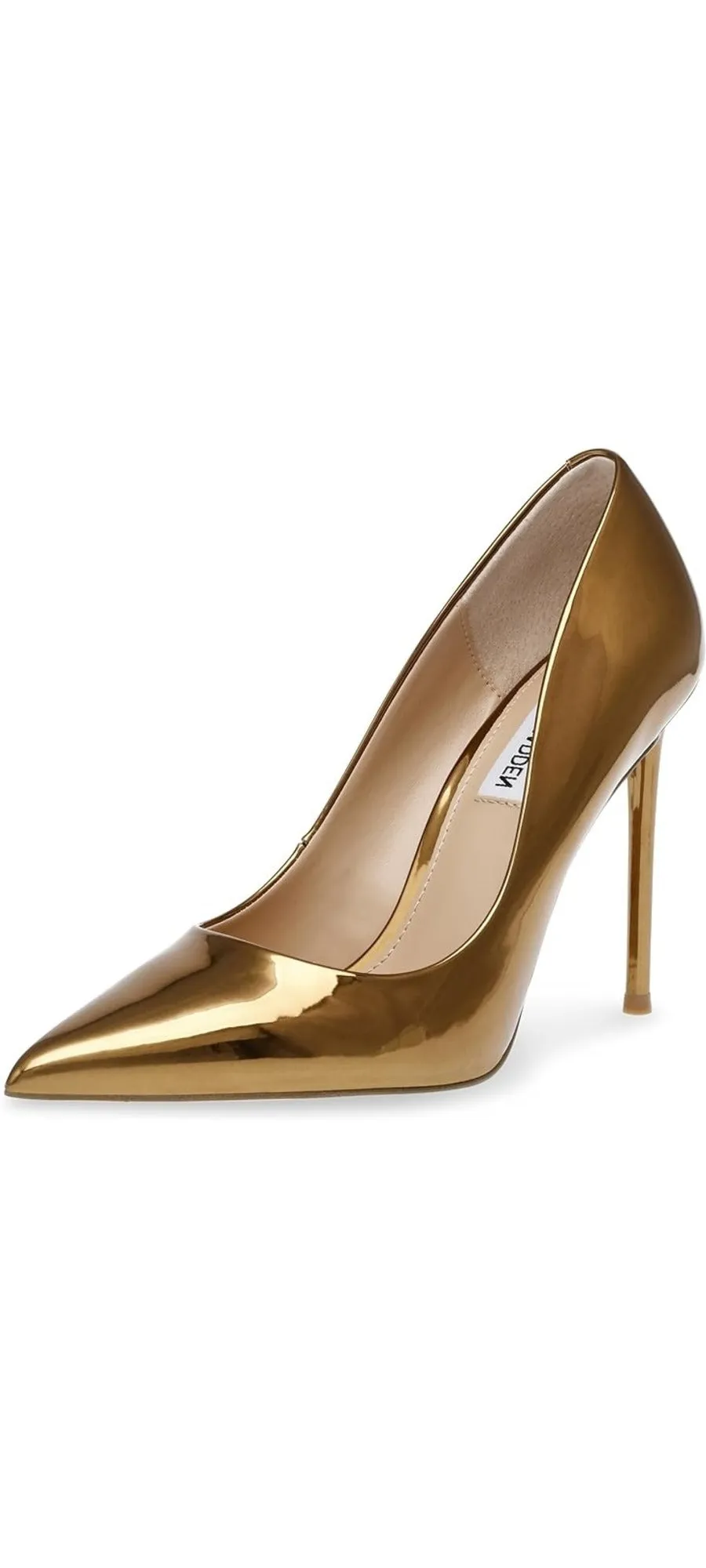 Expert advice Pumps Stiletto Steve Metallic Exclusive access Fashion Toe Pointed Vala Heeled Bronze High Madden