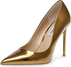 Expert advice Pumps Stiletto Steve Metallic Exclusive access Fashion Toe Pointed Vala Heeled Bronze High Madden