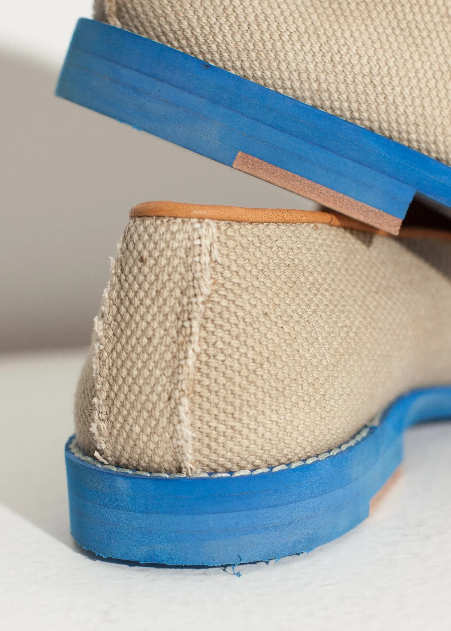 Fashion-forward in Wingtip Loafer Express delivery Blue