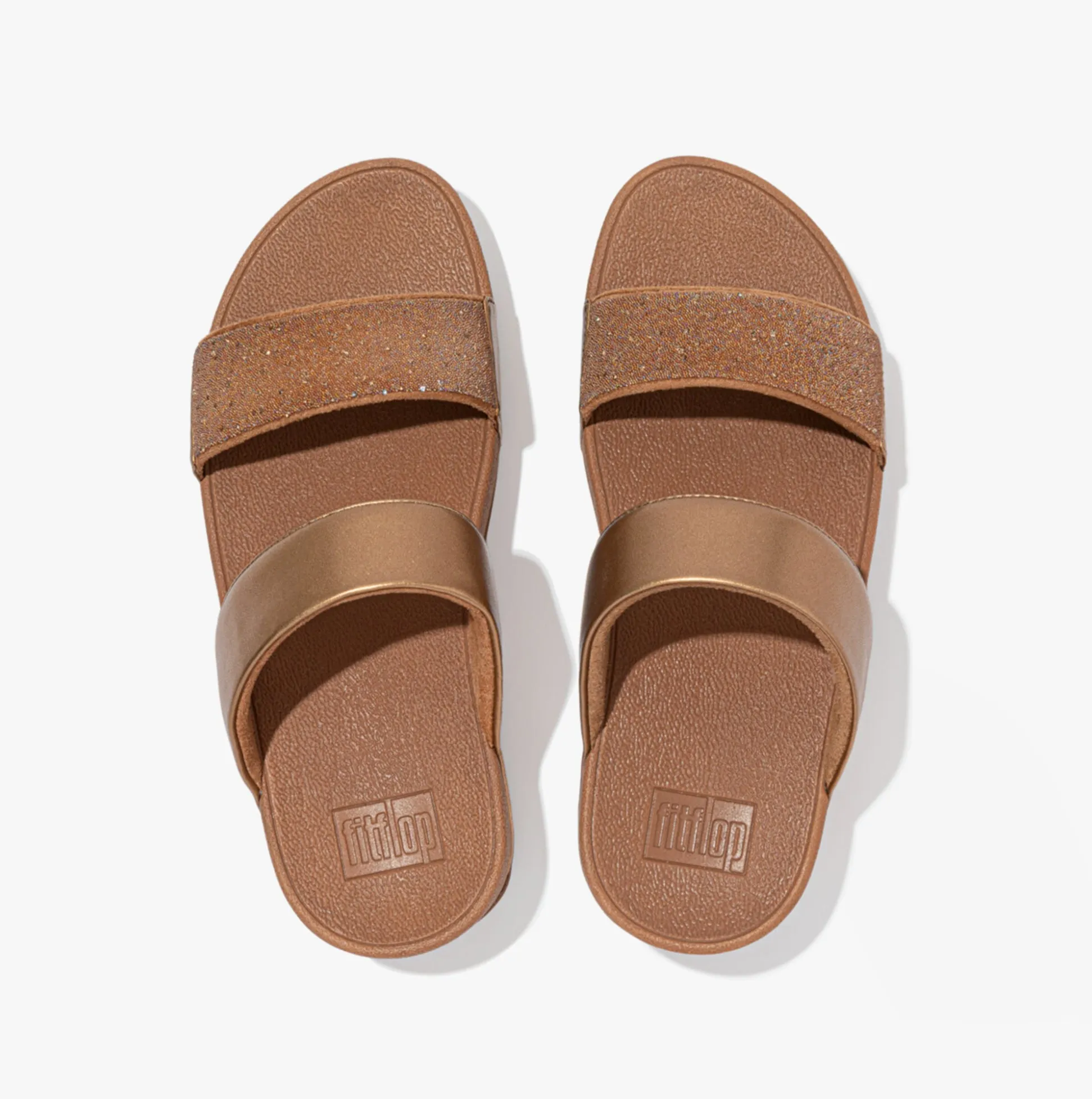 FitFlop LULU OPUL Womens Sliders Latte Tan