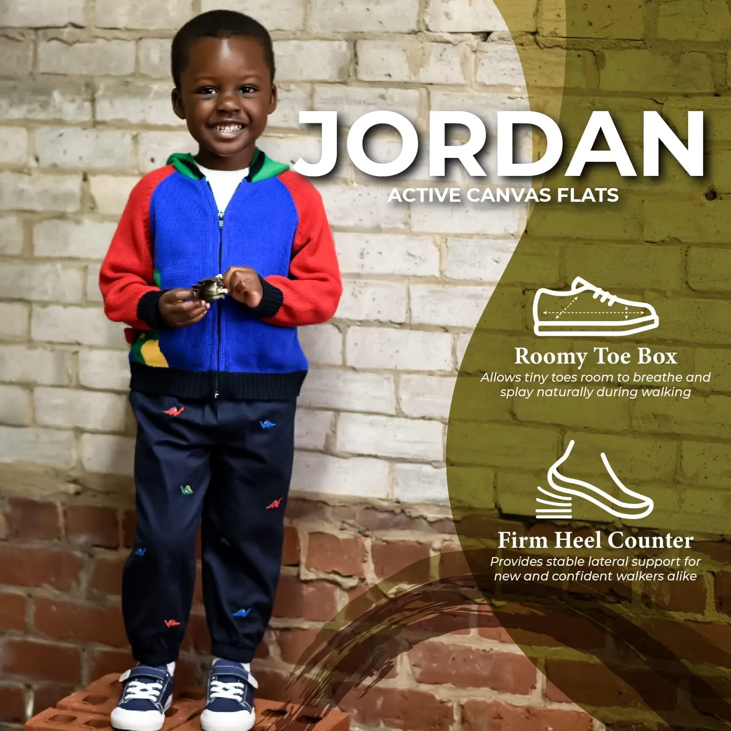 FOOTMATES Baby-Boy's Jordan (Infant/Toddler/Little Kid) Sneaker
