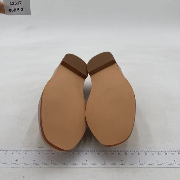 FOWT Nude Closed Almond Toe Pumps Loafer Flats Slip On Party Dress Office Shoes