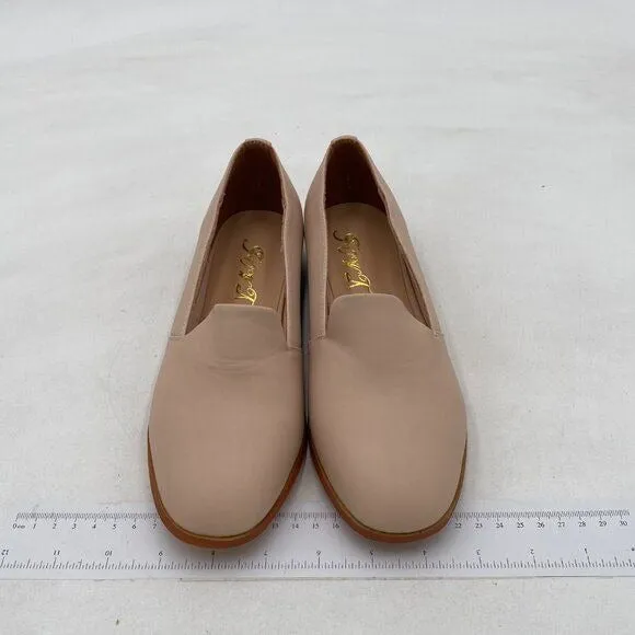 FOWT Nude Closed Almond Toe Pumps Loafer Flats Slip On Party Dress Office Shoes