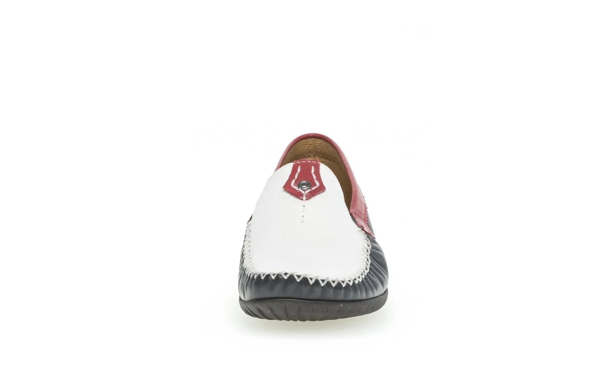 GABOR - 46.090.68 FLAT LOAFER - NAVY/RED/WHITE