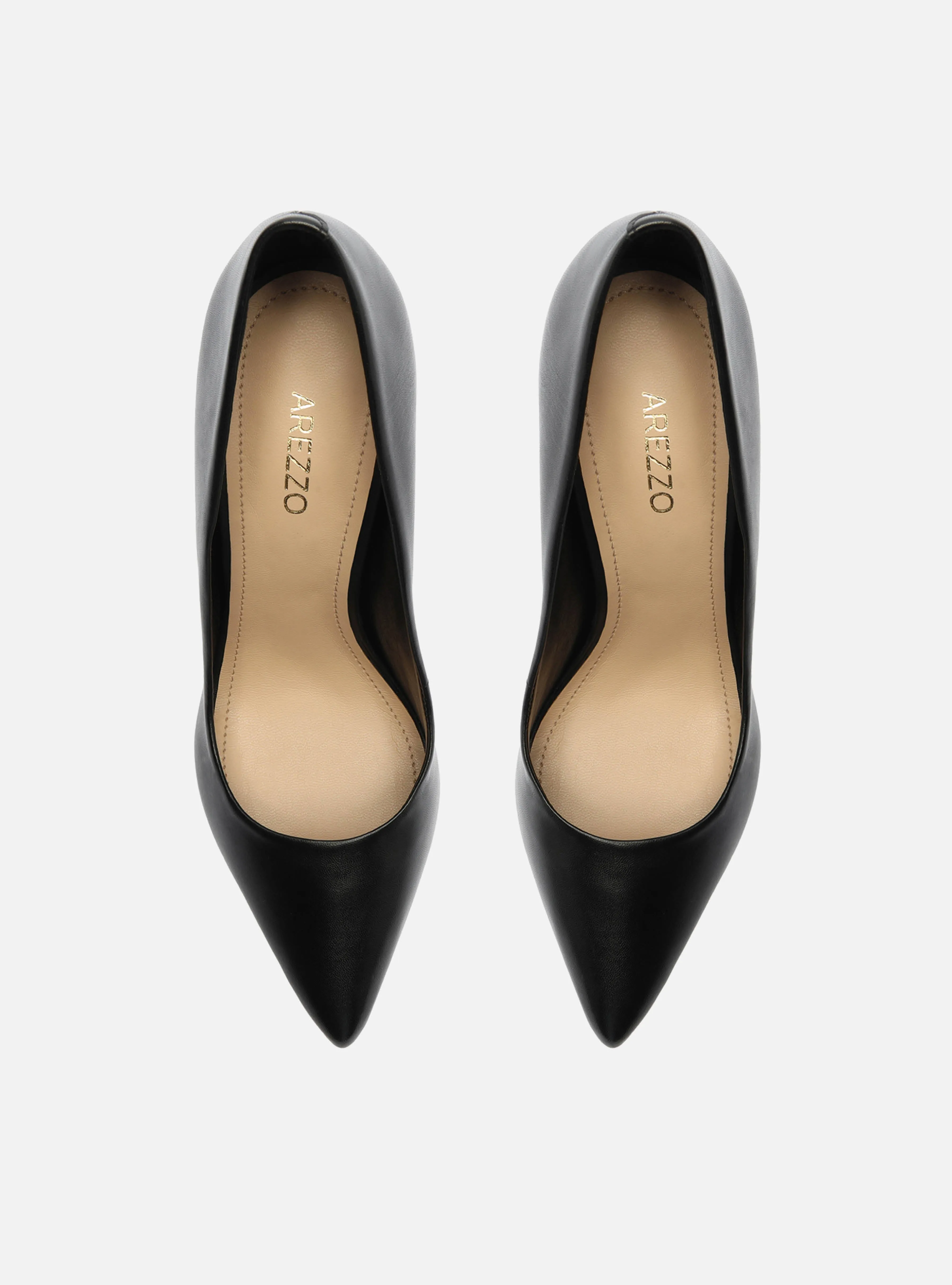 Gabriella High Stiletto Pump | Black Leather