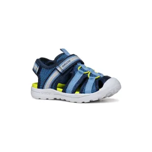 GEOX Vaniett - Kids Closed Toe Sandal in Navy/Blue