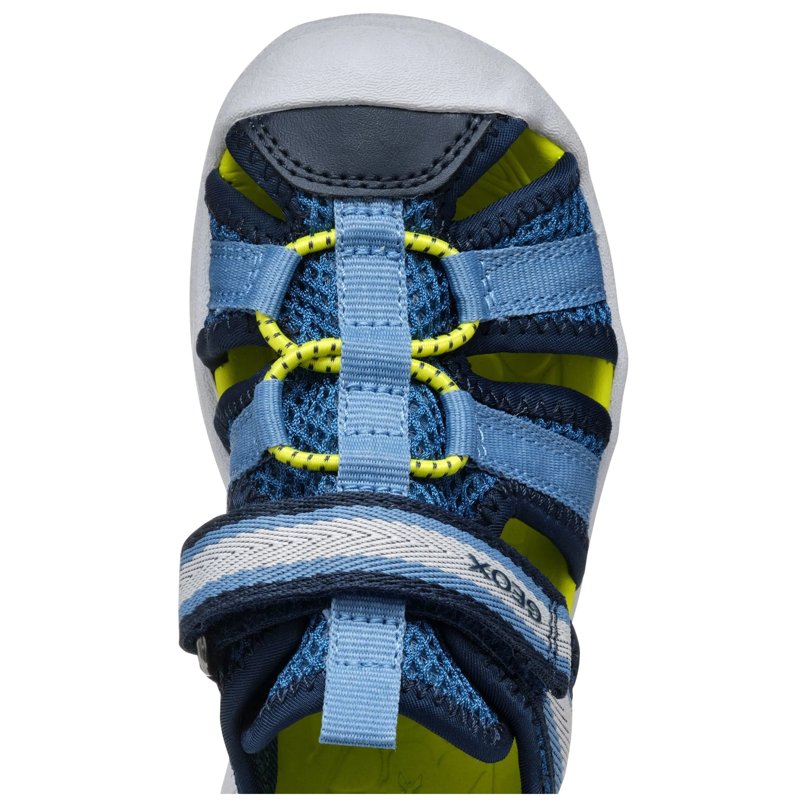 GEOX Vaniett - Kids Closed Toe Sandal in Navy/Blue