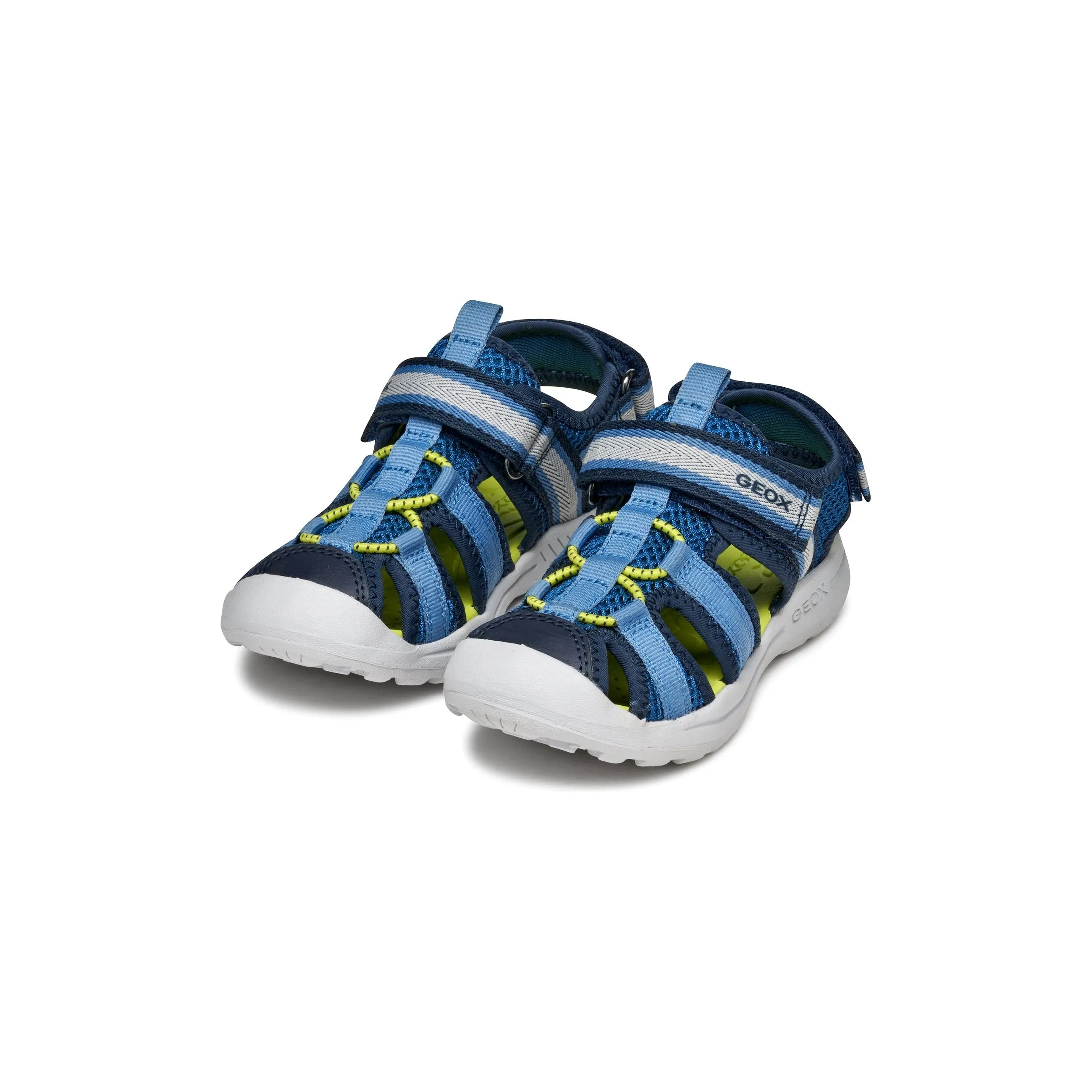 GEOX Vaniett - Kids Closed Toe Sandal in Navy/Blue