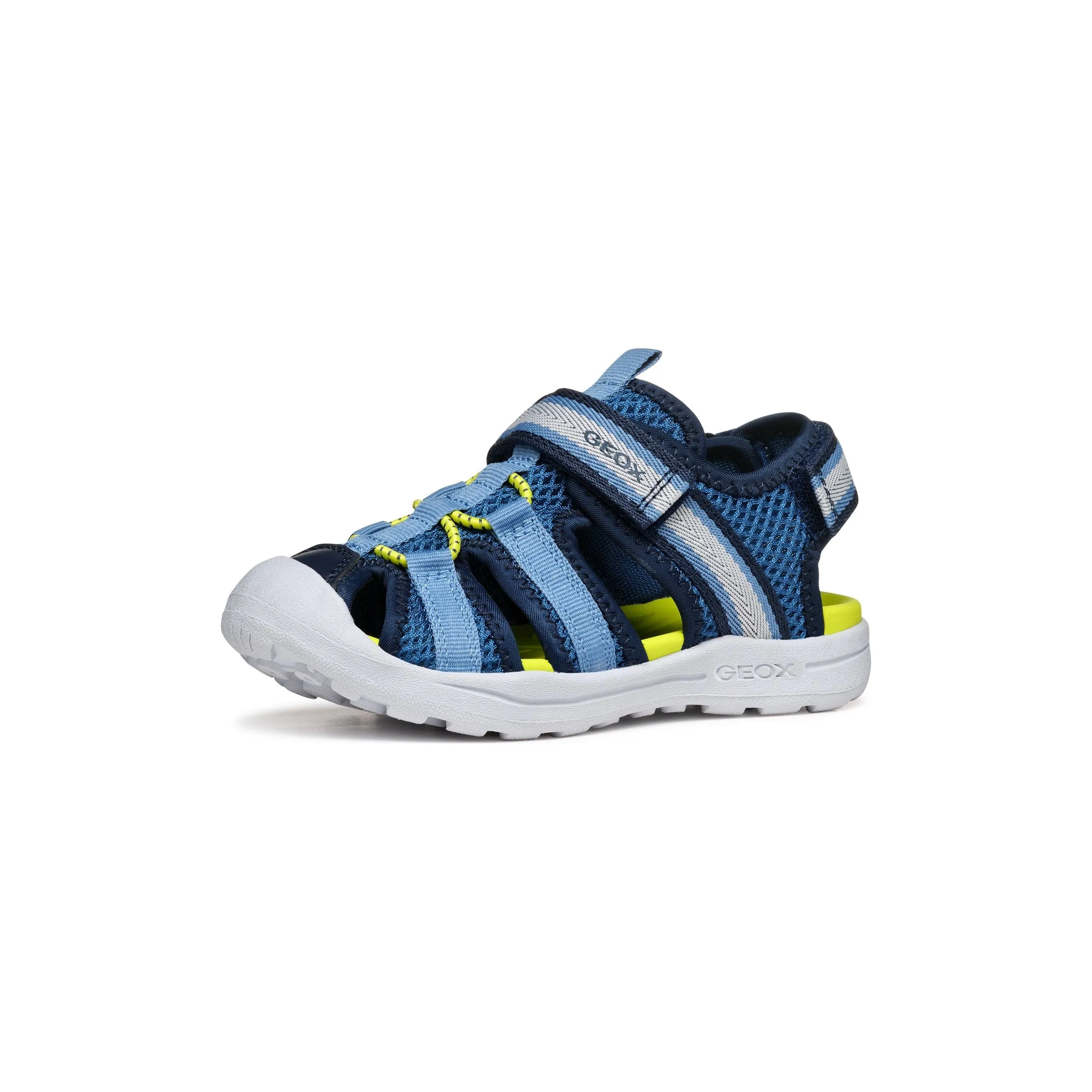 GEOX Vaniett - Kids Closed Toe Sandal in Navy/Blue