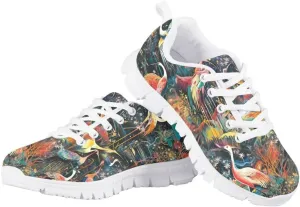 Girls Sneakers Kids Running Shoes Girls Mesh Fitness Shoe Sneaker Lightweight Outdoor Sports Athletic Tennis Shoes
