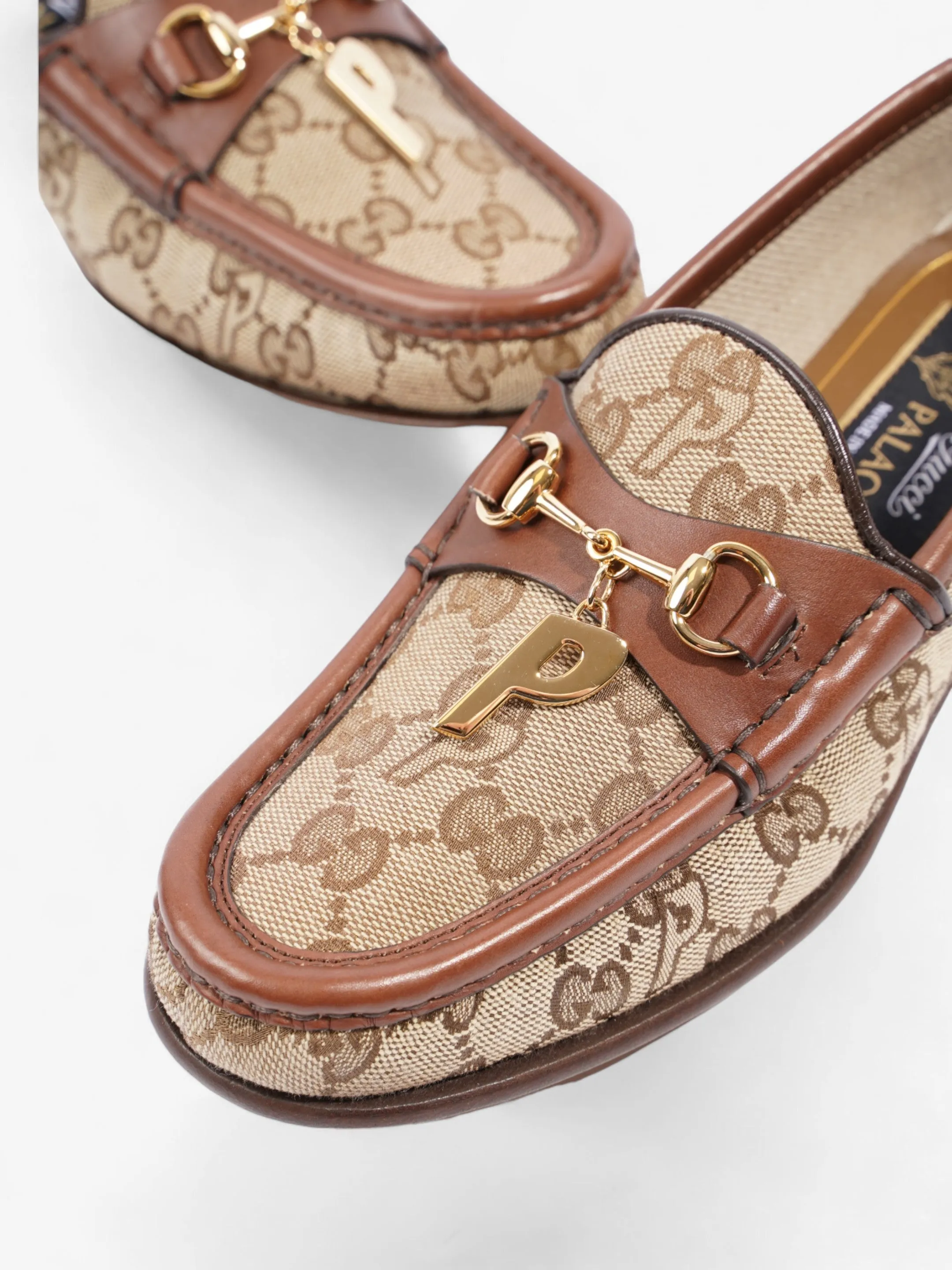 Gucci x Palace Horsebit P Charm Loafer GG Supreme / Brown Canvas EU 35.5 UK 2.5