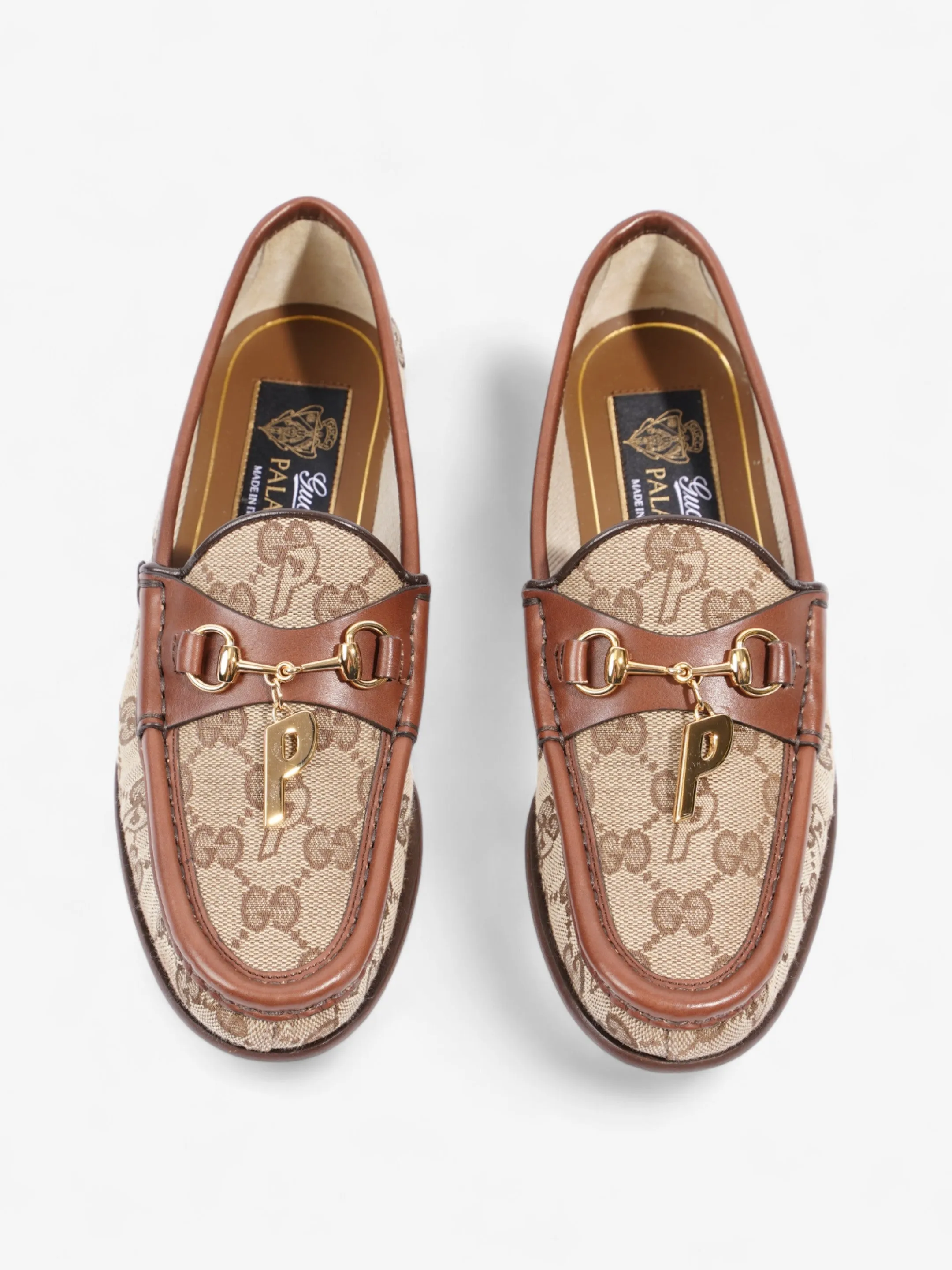 Gucci x Palace Horsebit P Charm Loafer GG Supreme / Brown Canvas EU 35.5 UK 2.5
