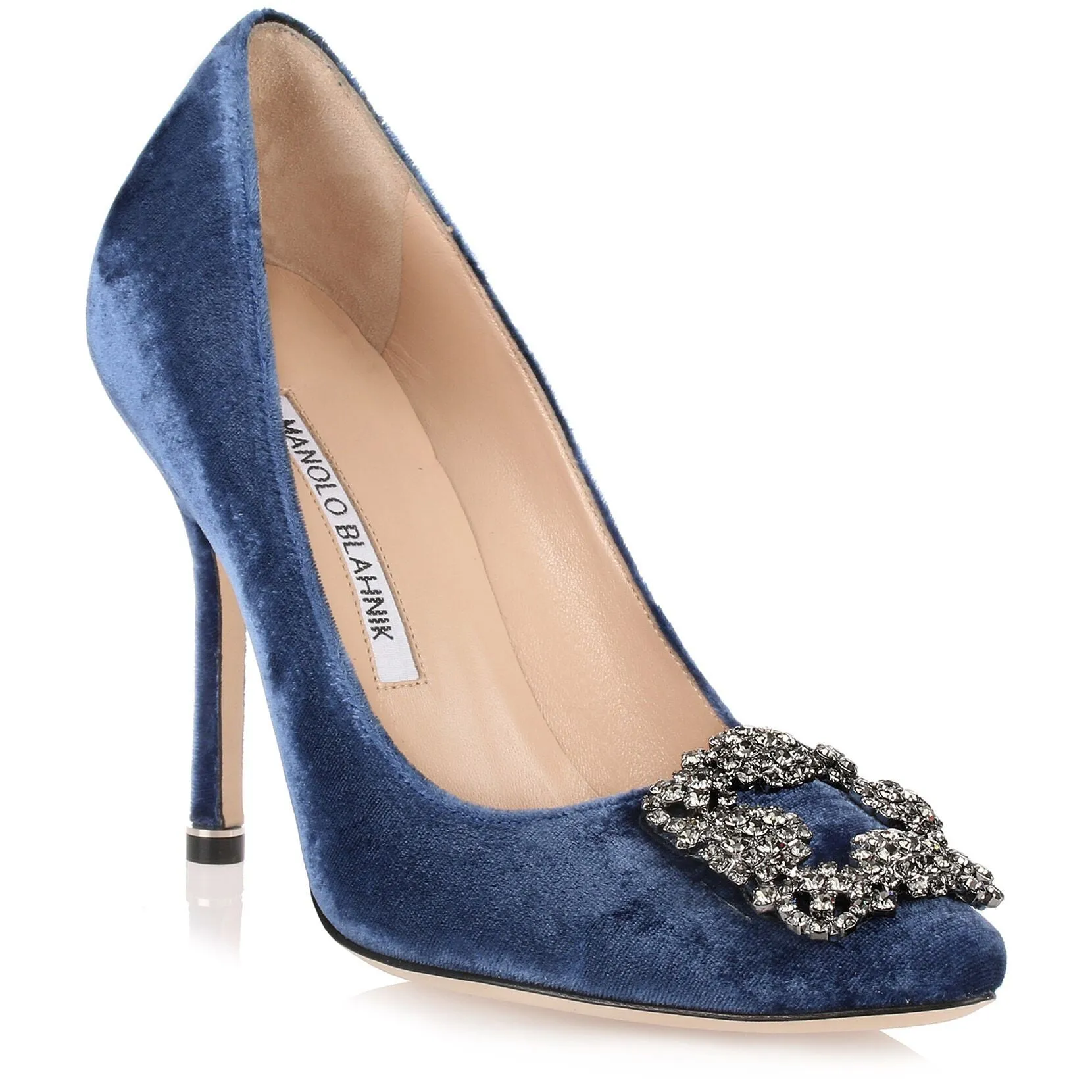 Hangisi 105 blue velvet pump