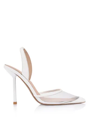 Harley Heel White Mesh