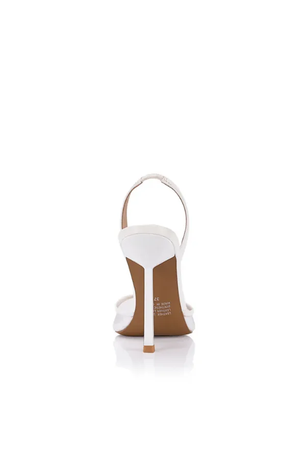 Harley Heel White Mesh