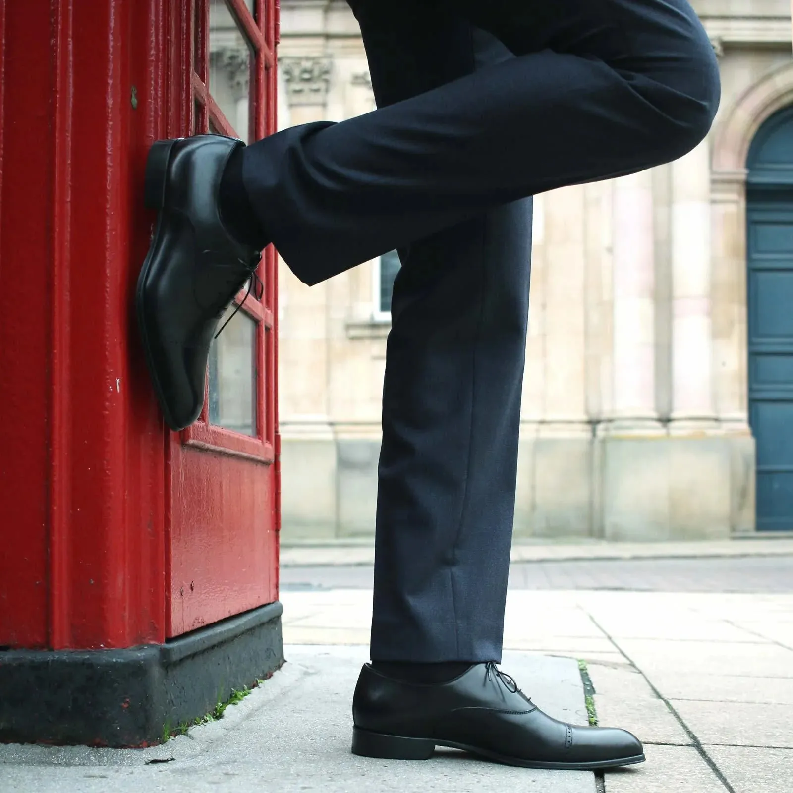 Harrow Cap Toe Oxford – Black