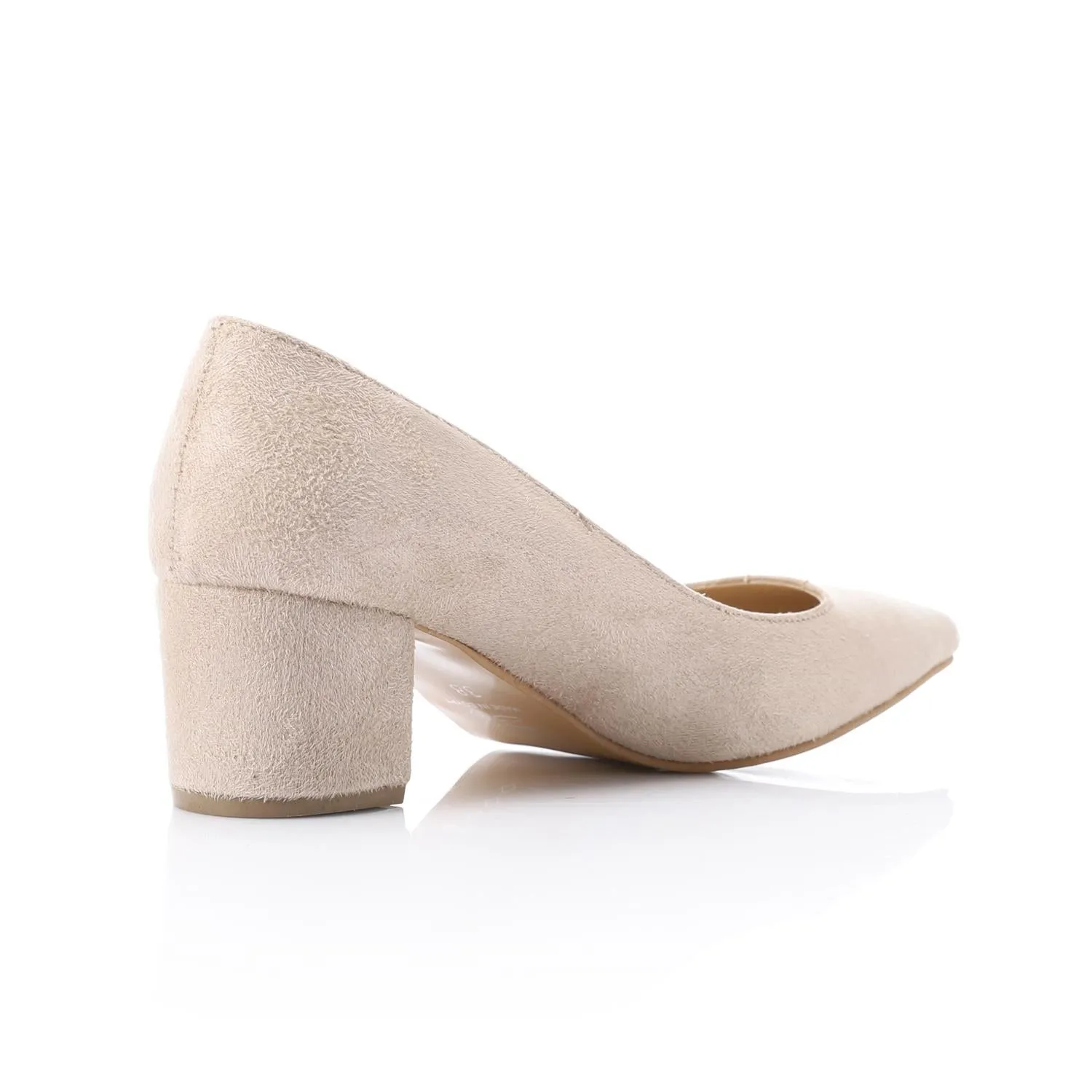 High Heel Mule Sandals – Elegant Pointed Toe, Suede Leather Texture 3CM