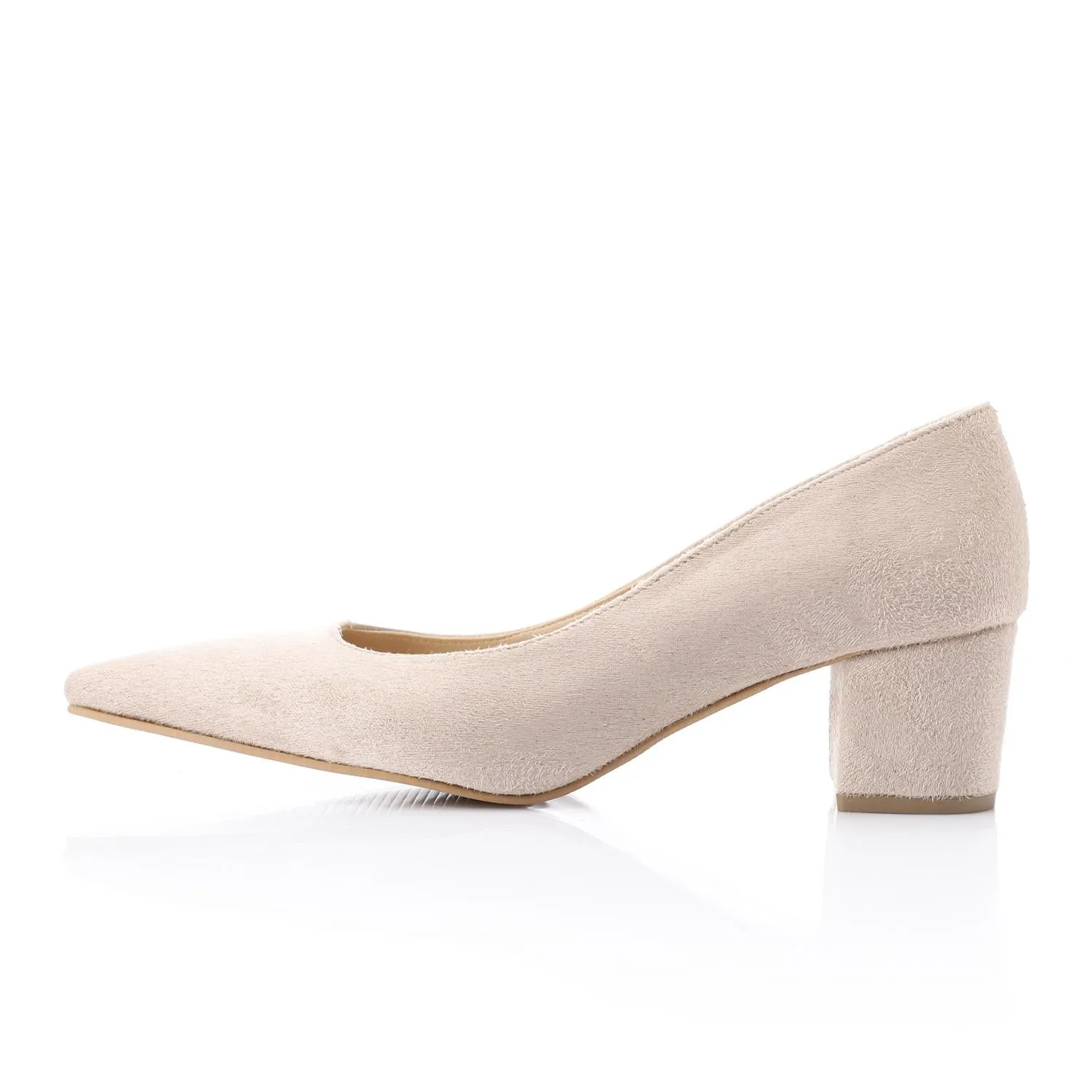 High Heel Mule Sandals – Elegant Pointed Toe, Suede Leather Texture 3CM