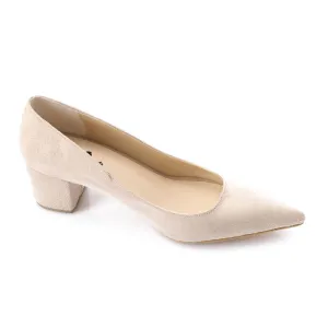 High Heel Mule Sandals – Elegant Pointed Toe, Suede Leather Texture 3CM
