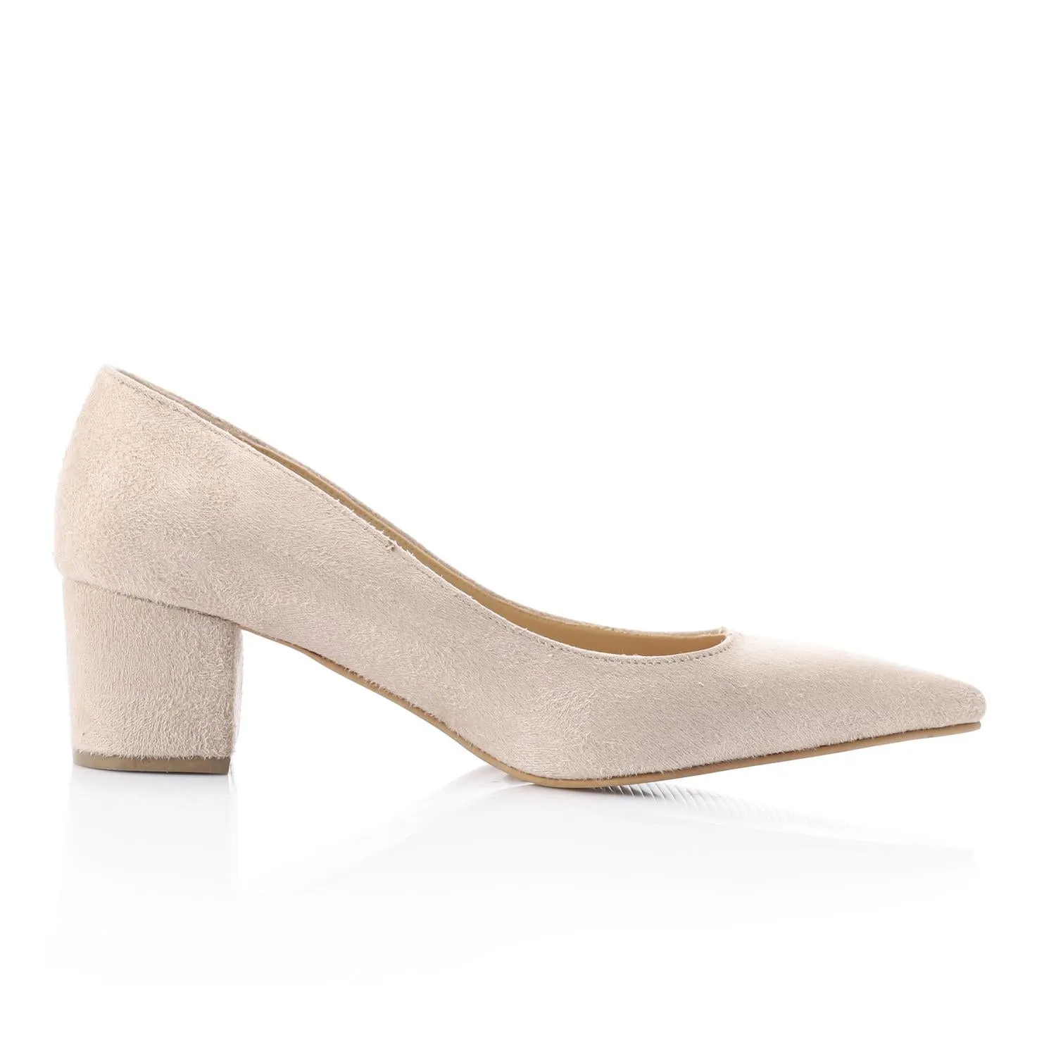 High Heel Mule Sandals – Elegant Pointed Toe, Suede Leather Texture 3CM