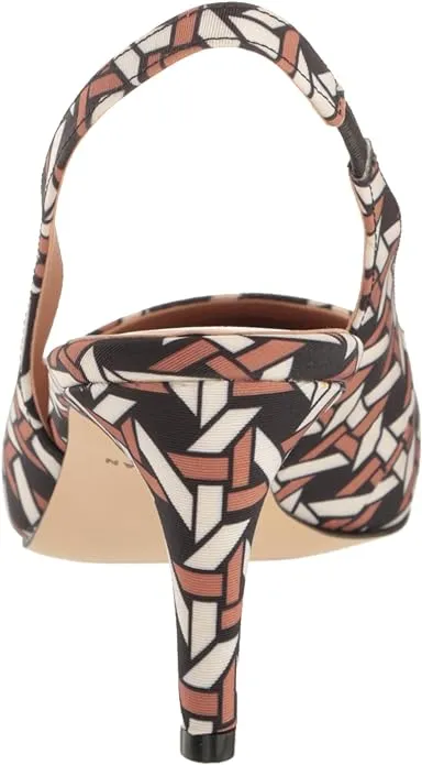 High-tech Faille Specialty items Kitten Heeled Pumps Sling Pointed Haan Cole Printed Toe Vandam Rattan