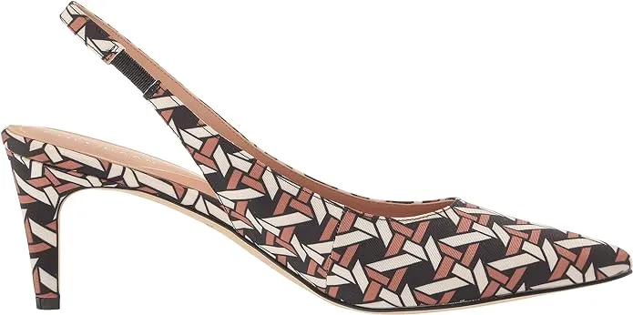 High-tech Faille Specialty items Kitten Heeled Pumps Sling Pointed Haan Cole Printed Toe Vandam Rattan