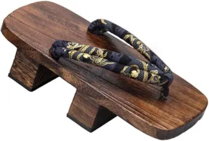 Japanese Style Cosplay Wooden Slippers Ninja Flip Flop Geta Sandal Clogs