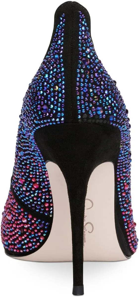 Jessica Simpson Womens Wayva Rhinestone Heels