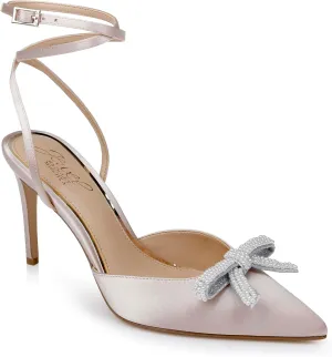 Jewel Badgley Mischka Kynlee Wraparound Ankle Strap Stiletto