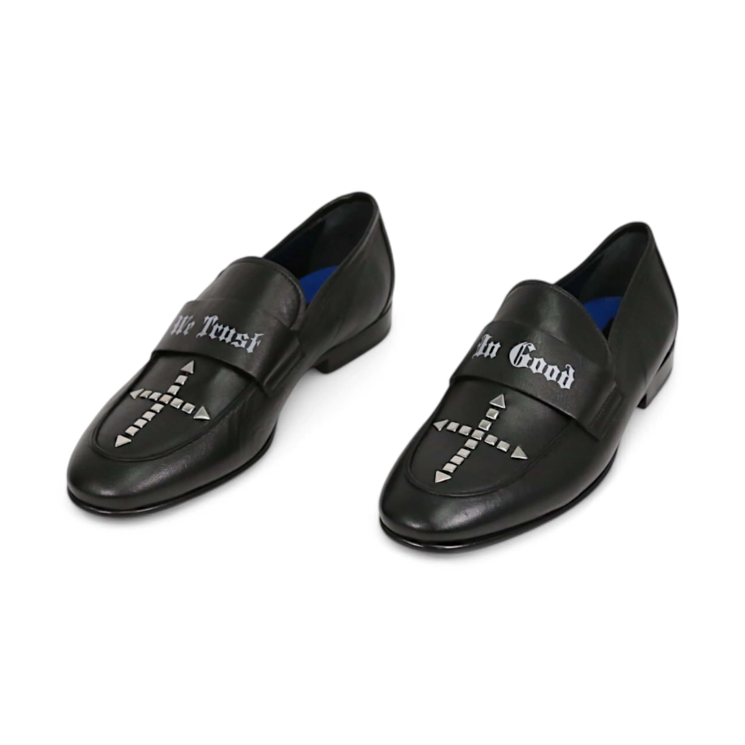 John Richmond 14024 Men's Shoes Calf-Skin Leather Slip-On Loafer (JR1011)