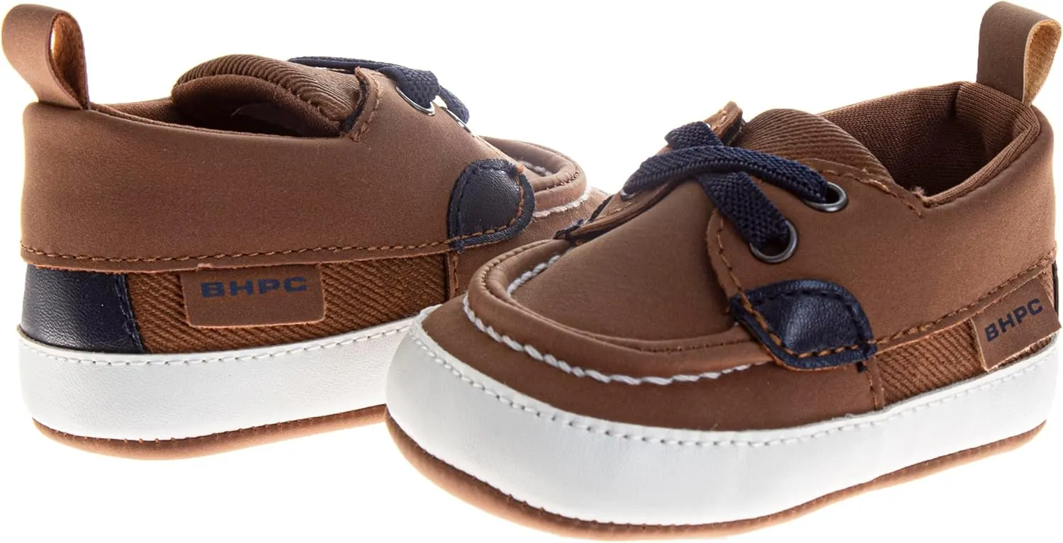 Josmo Unisex Baby Shoes Boys Girls Sneakers - Infant Slip On First Walking Shoes Toddler Casual Sneaker Crib Shoes (Size 2-4 Infant)