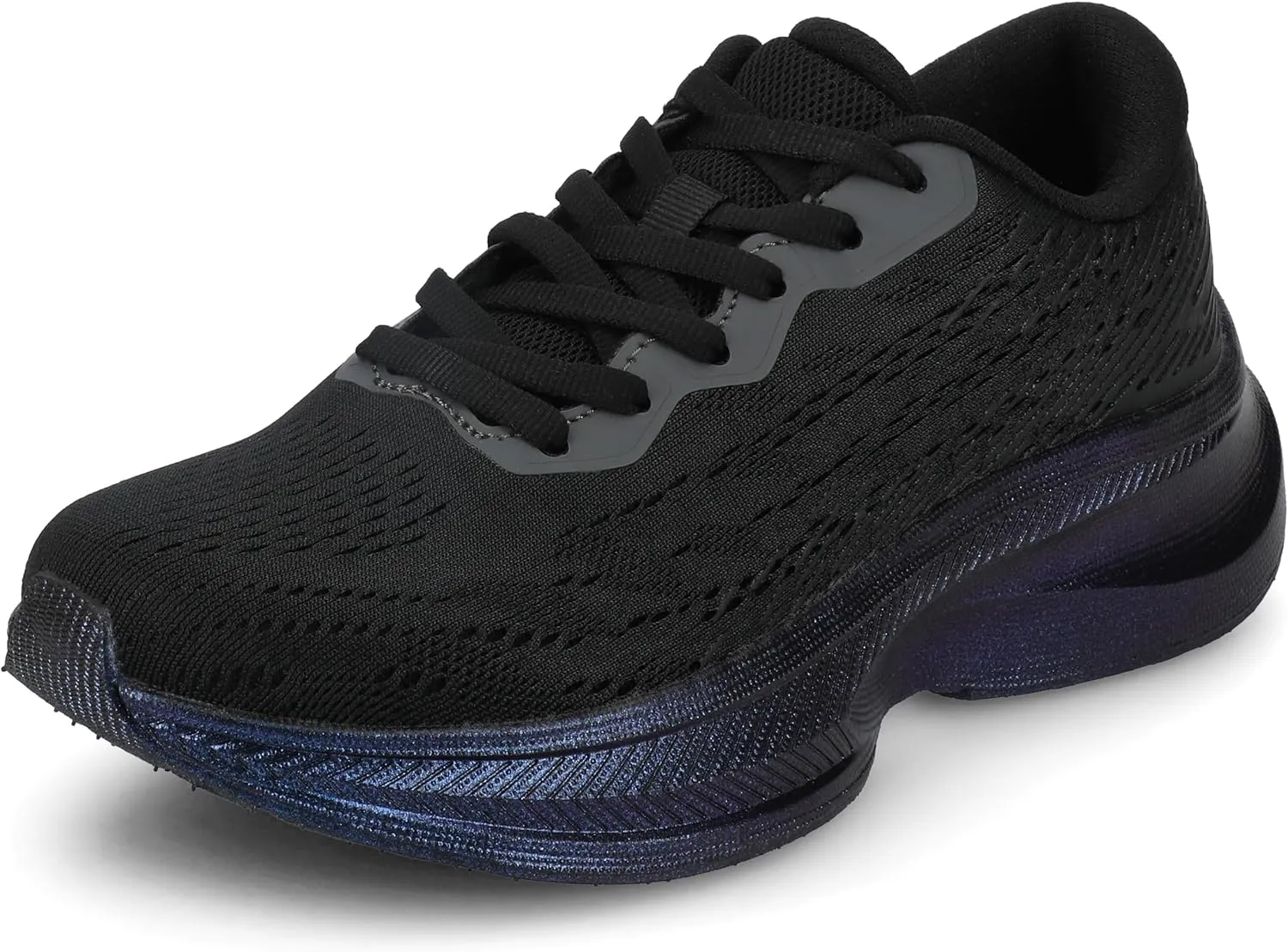 Journee Womens cushioned footbeds Blume lace-up casual sneaker soft fabric uppers round-toe