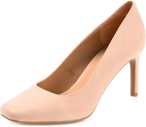 Journee Womens Monalee Tru Comfort Foam Square Toe Mid Heel Pumps