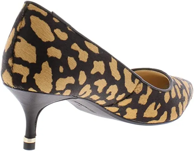 Kenneth Cole New York Womens Morgan Fur Closed Toe Classic, Natural, Size 5.5