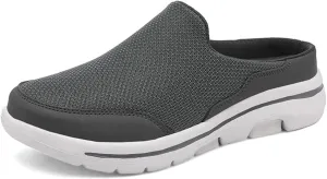 Kubbon Slip On Mules & Clogs for Womens Mens Breathable Mesh Walking Mules Sneakers Backless Hiking Shoes for Traveling Closed Toe Slippers