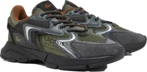 Lacoste Mens L003 Neo Sneaker, DK GRN/BLK, 8.5