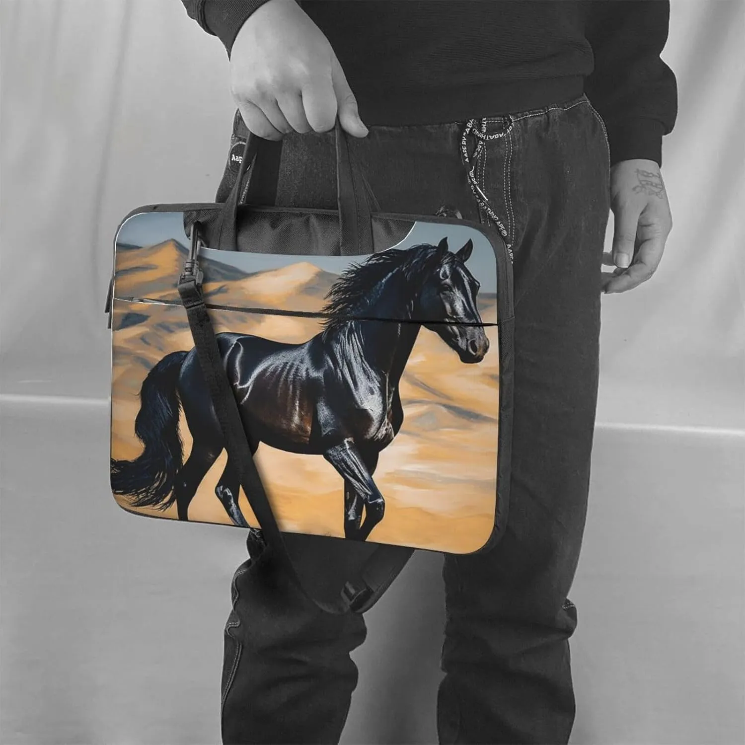 Laptop Tote Bag for Men Women 13 inch Laptop Sleeve Shoulder Briefcase Messenger Computer Bag