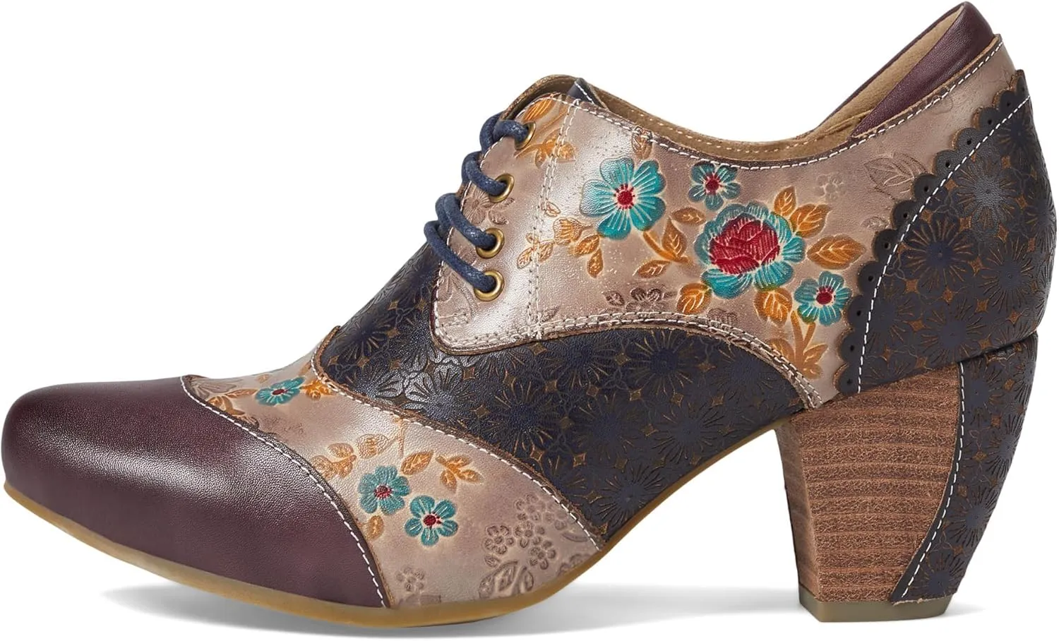 L'Artiste by Spring Step Women's Adelvice-Fleur Oxford Boot