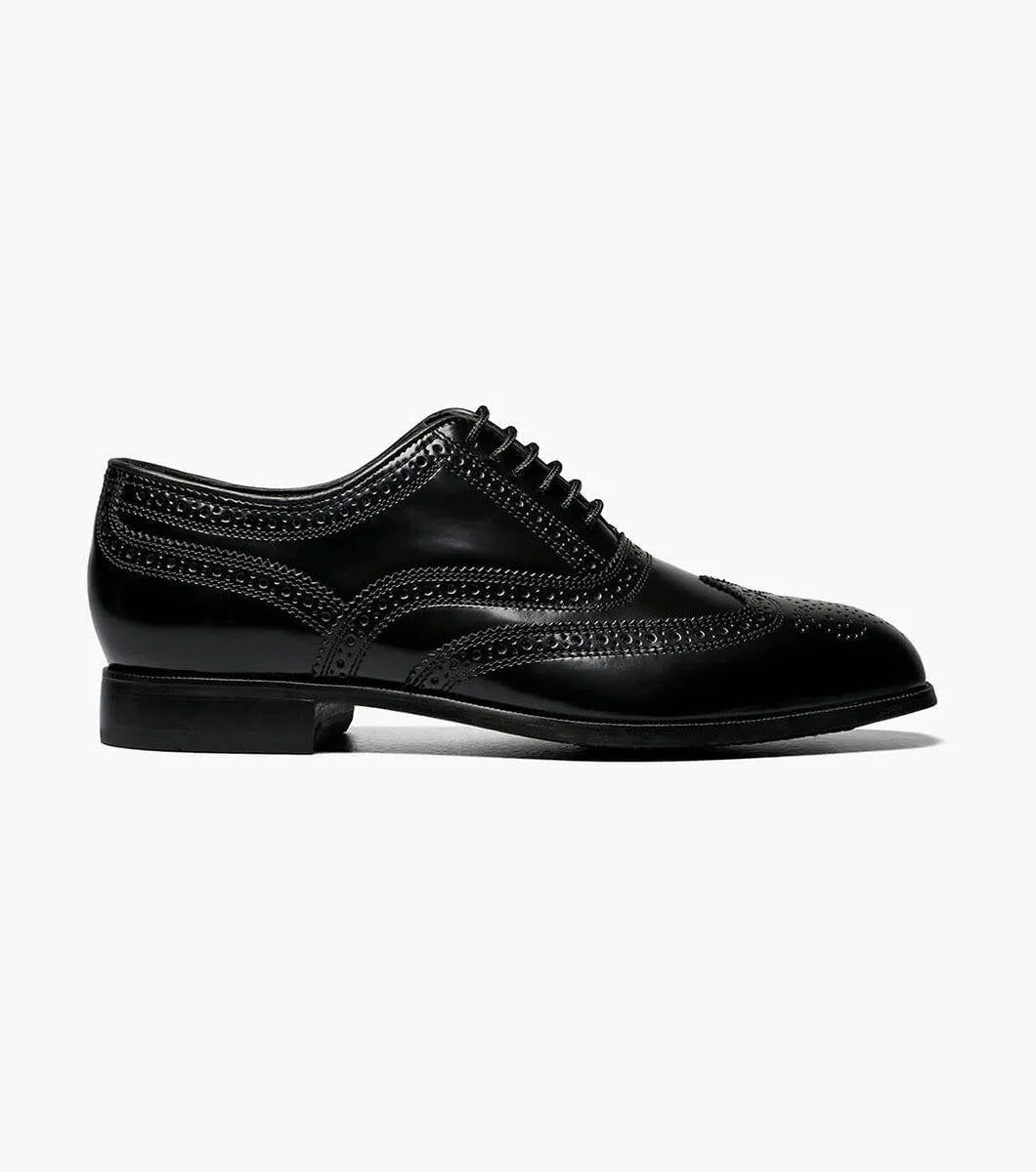 Lexington Wingtip Oxford-Black | Florsheim
