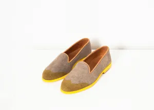 Loafer Wide range Wingtip in Limited access Yellow
